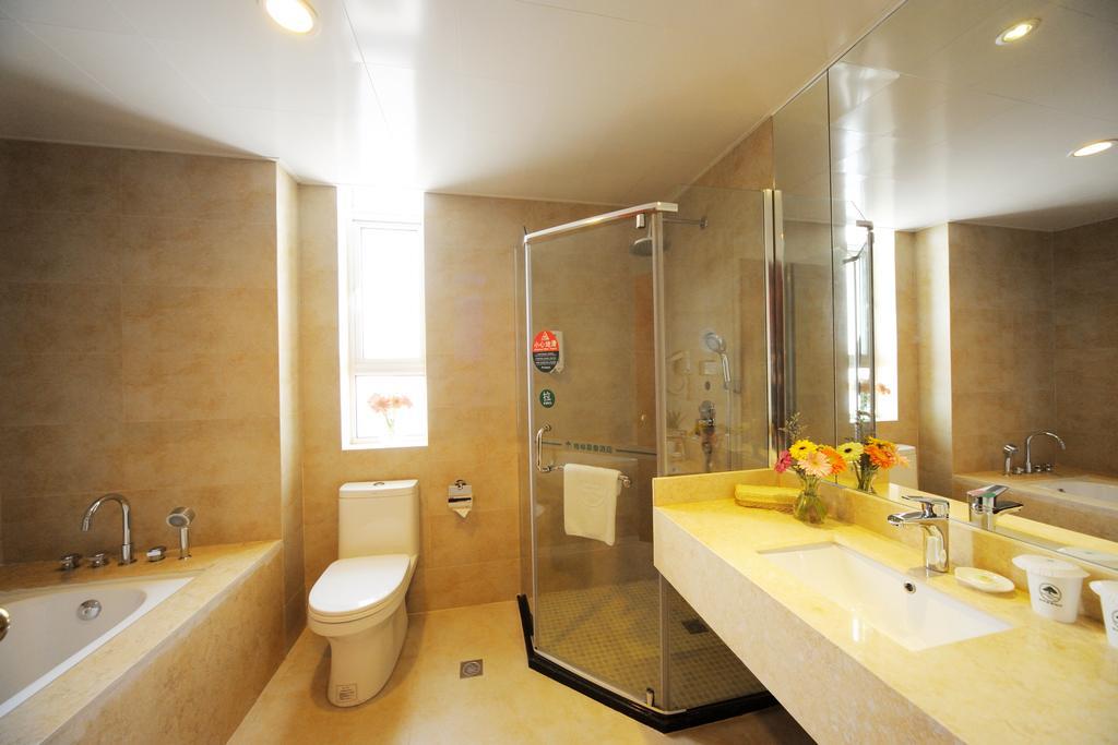 Greentree Inn Shanghai West Huaxia Road Metro Station Express Hotel Kamer foto