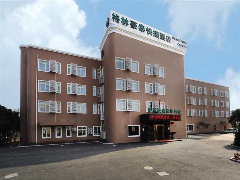 Greentree Inn Shanghai West Huaxia Road Metro Station Express Hotel Buitenkant foto